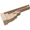 Ekena Millwork 3"W x 18"D x 6"H Thin Highland Rough Cedar Woodgrain TimberThane Corbel, Primed Tan CORUR03X18X06HLDRCPR - alternate 5
